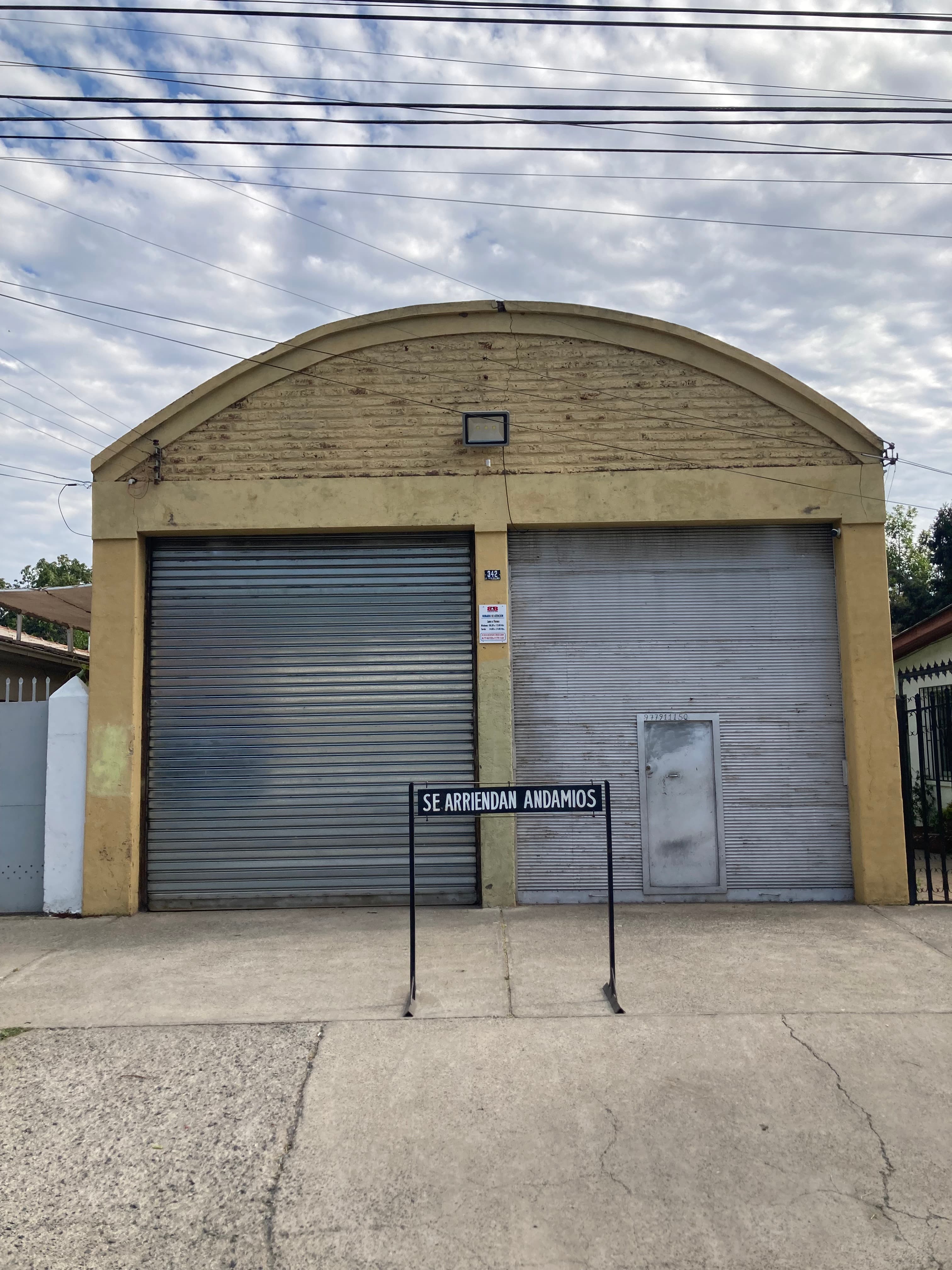 Andamios en construcción